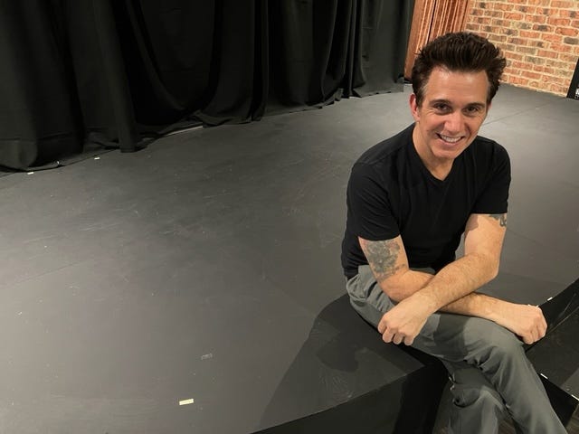 Ronnie Marmo, who wrote and stars in the one-man play, I'm Not A Comedian...I'm Lenny Bruce.