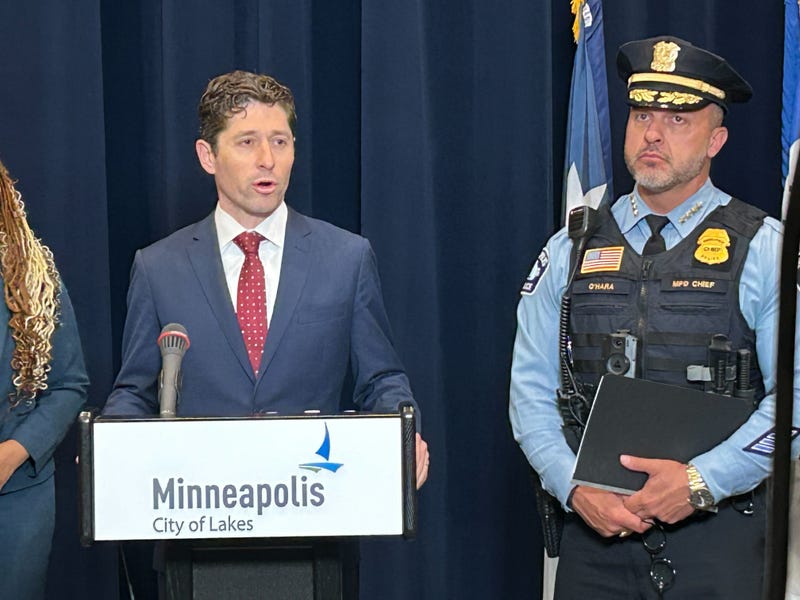 Minneapolis Mayor Jacob Frey is responding to Police Chief Brian O'Hara's comments about Minneapolis political leanings towards police issues.
