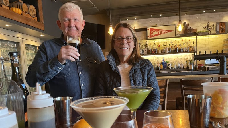 Kevin and Janet Meeker, owners of Keg and Kitchen in Haddon Township, New Jersey.