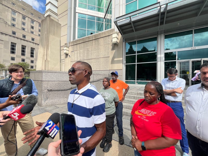 The family of Hayes Jr. who died in the City Justice Center after being in a restraining chair