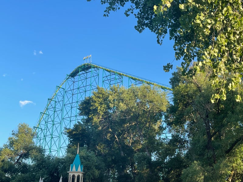 The top drop of Wild Thing. 