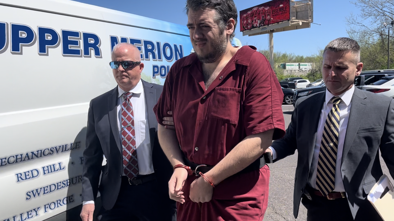 Ryan Selleny is escorted into court for his preliminary hearing.