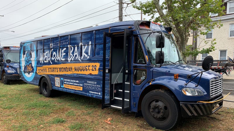 The School District of Philadelphia Back-To-School Bus Tour vehicle.