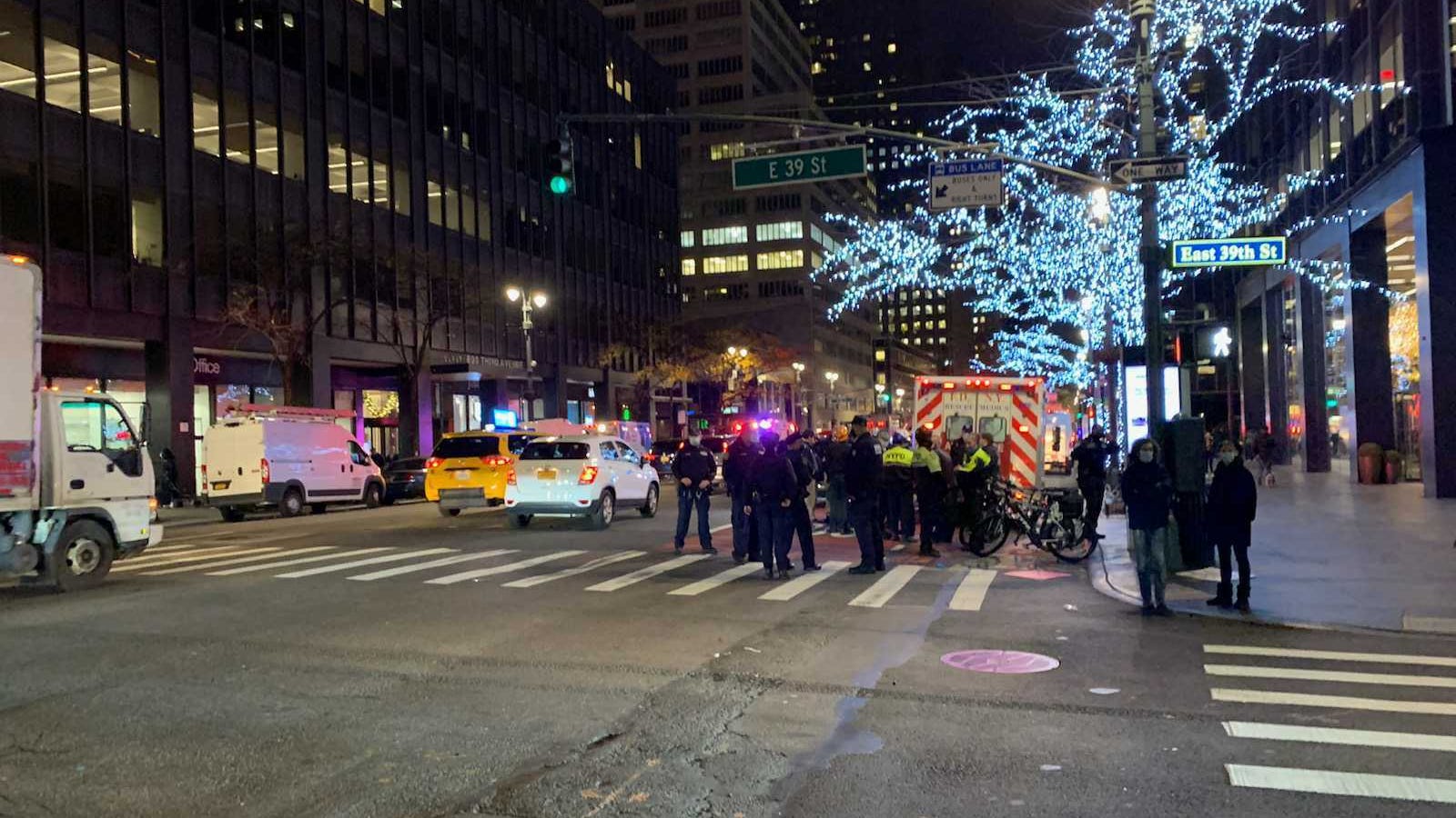 Police: Driver in custody after 6 people struck by car during protest in Manhattan