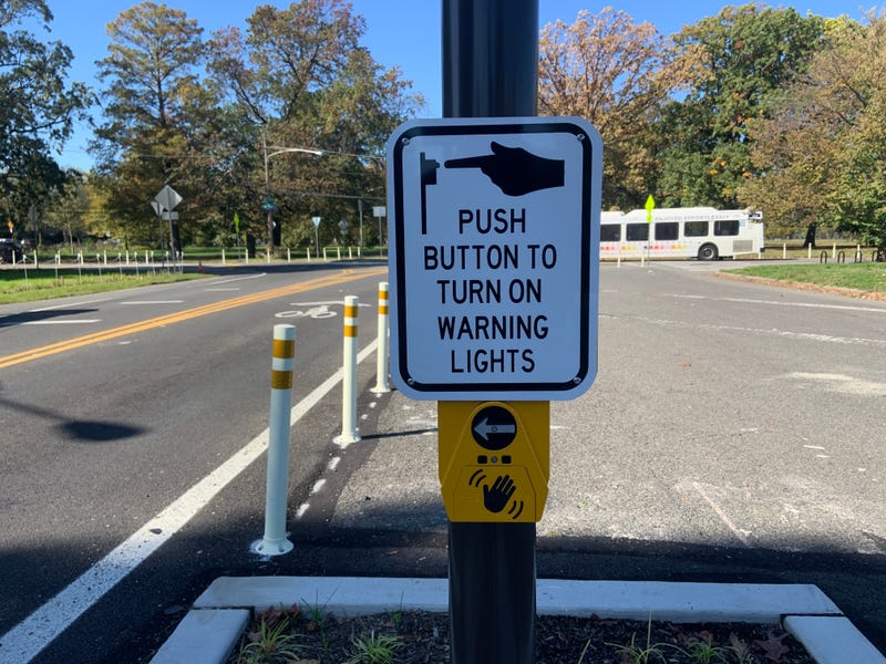 Part of a roundabout installed in West Fairmount Park.