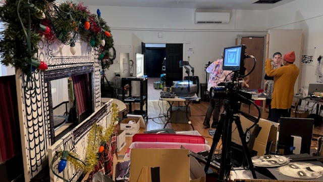 Set for Christmas Carol