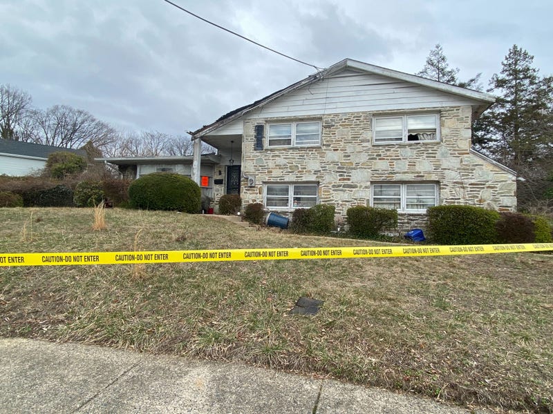 Roof collapse in Mt. Airy on Monday, March 17, 2025.