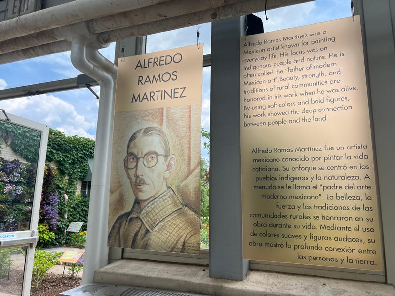 The Garfield Park Conservatory's latest "Artist’s Garden Flower Show" is inspired by Alfredo Ramos Martínez. It's open now through September 14.