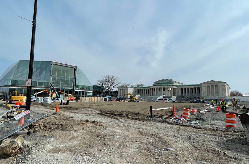 Buffalo AKG Art Museum construction