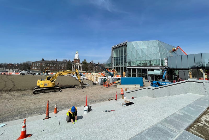 Construction at the Buffalo AKG Art Museum