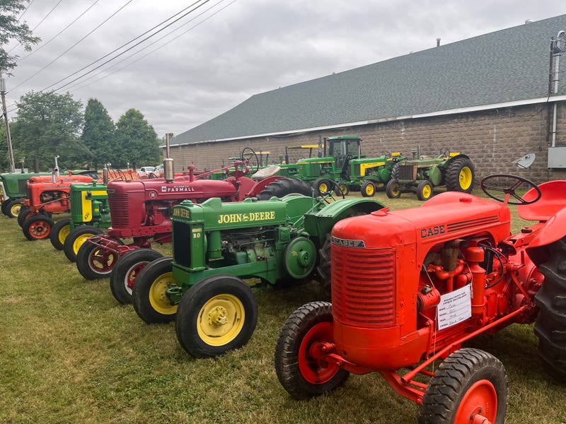 The tractors are set for the Niagara County Antique Tractor Parade and Show on Wednesday, August 3rd at 7 p.m. at the Niagara County Fair.