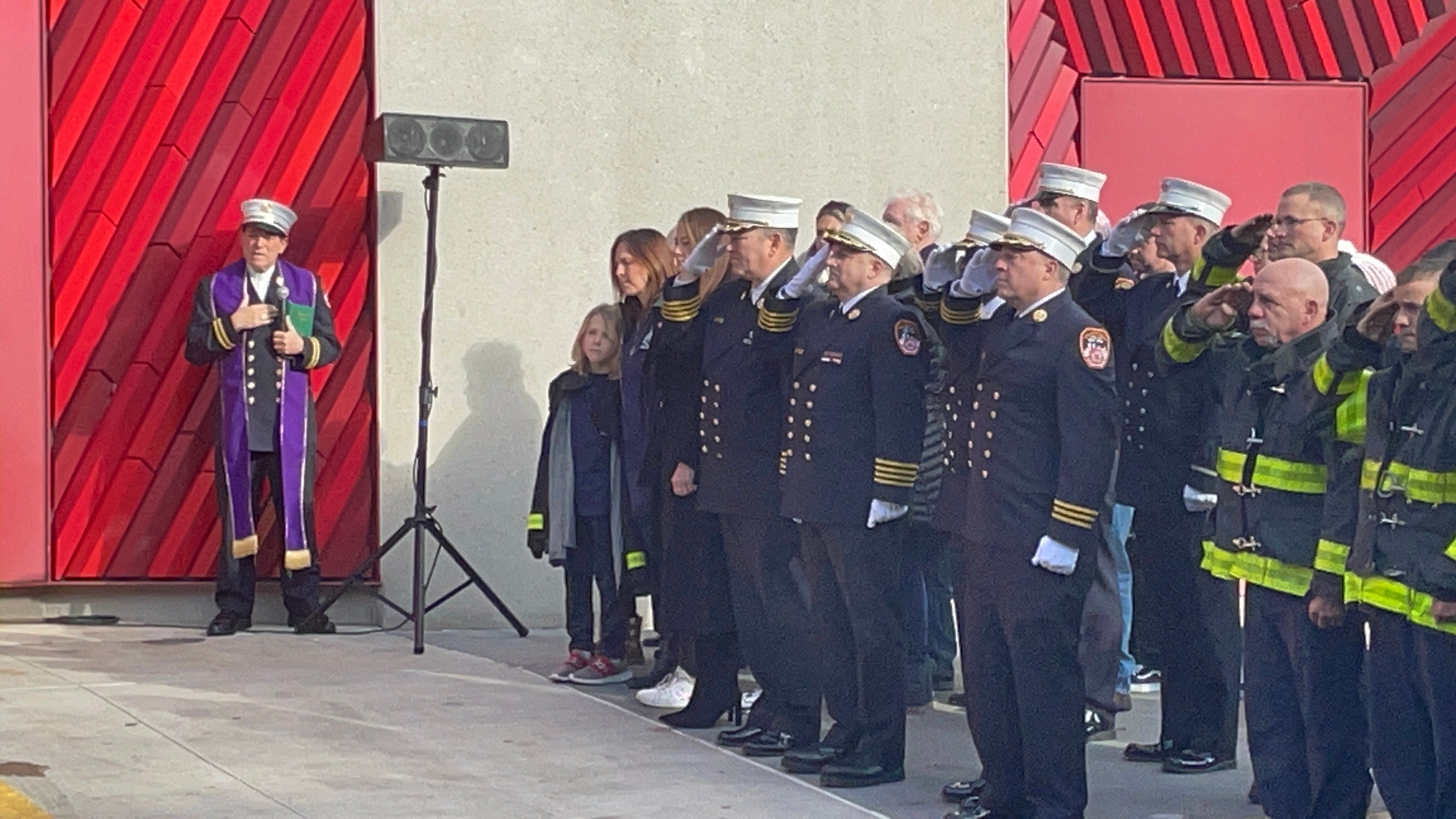 FDNY firefighter honored with ceremony after fatal fall during training exercise