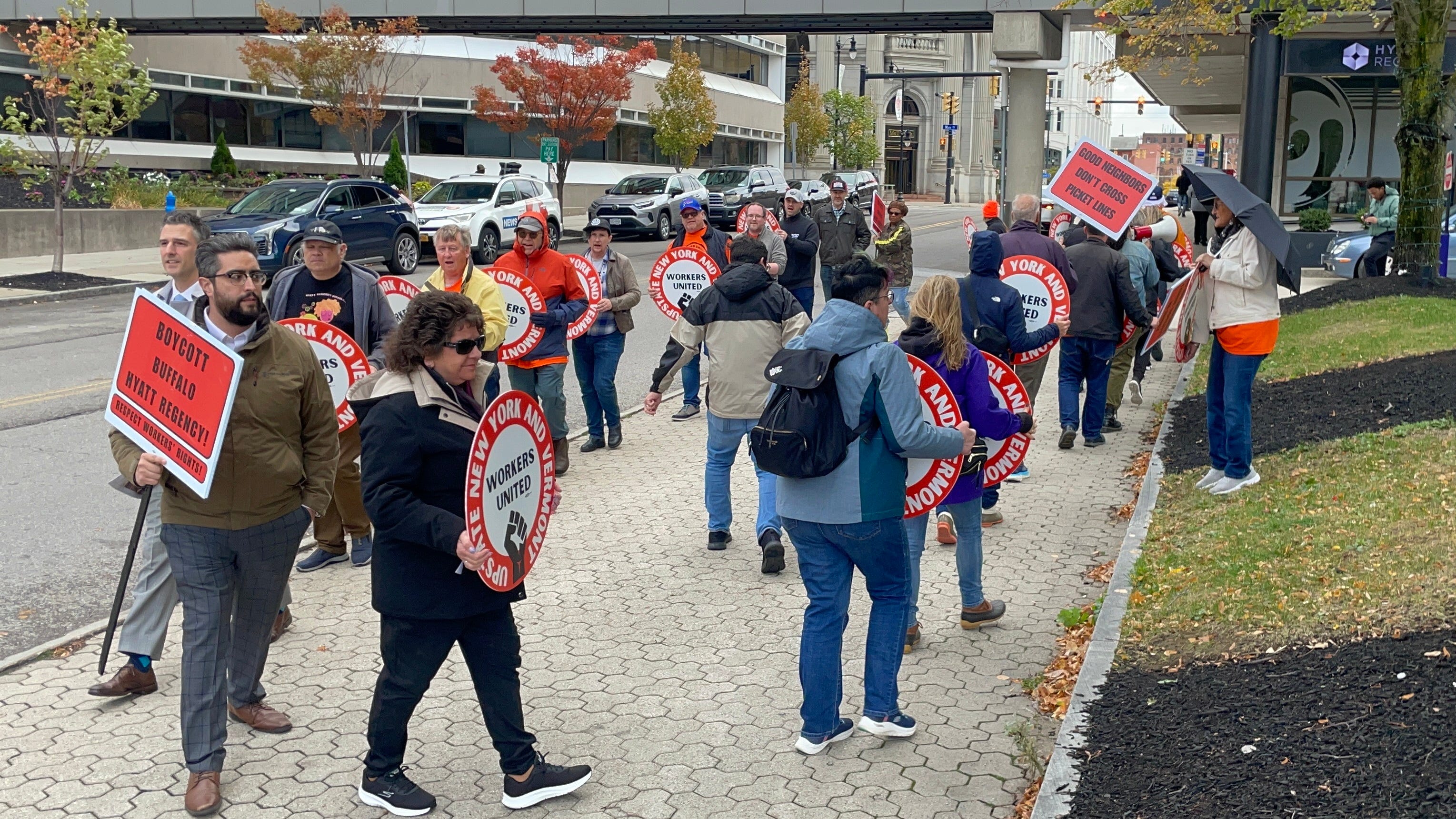 Hyatt Regency Workers United announces boycott of hotel in Downtown Buffalo