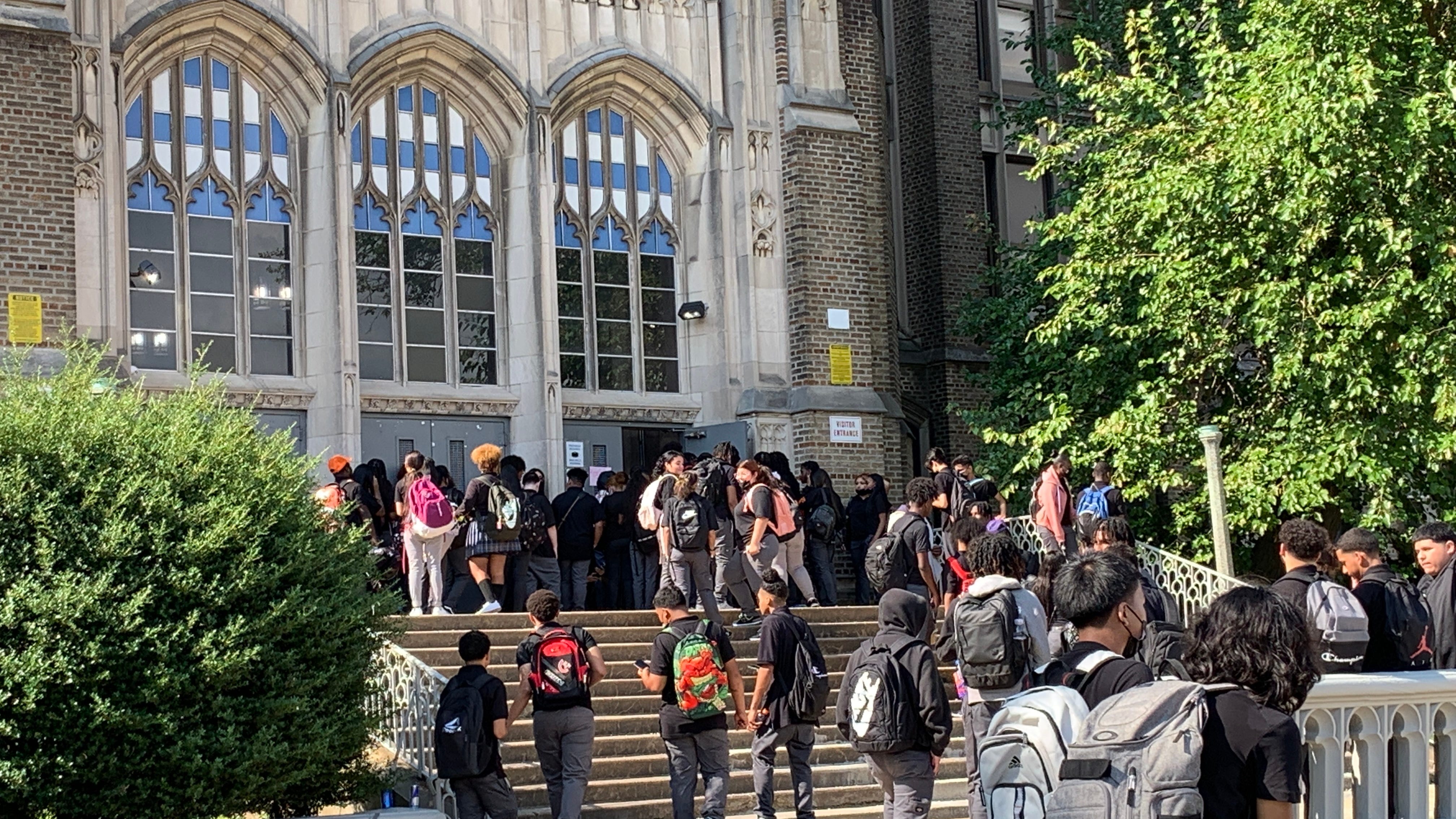 Registrations swarm Olney High on first day as district-run school