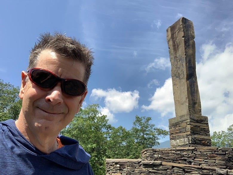Rocky at Opus 40