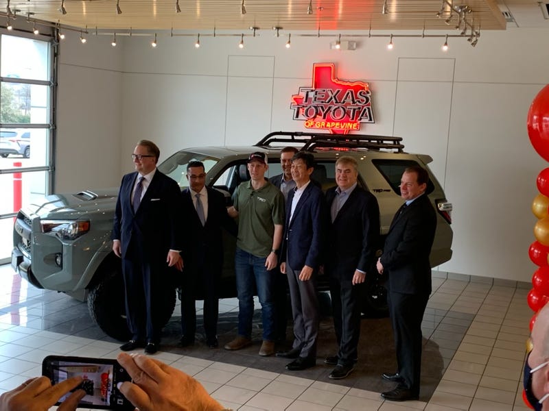 Hero paramedic honored for bravery with brand new Toyota