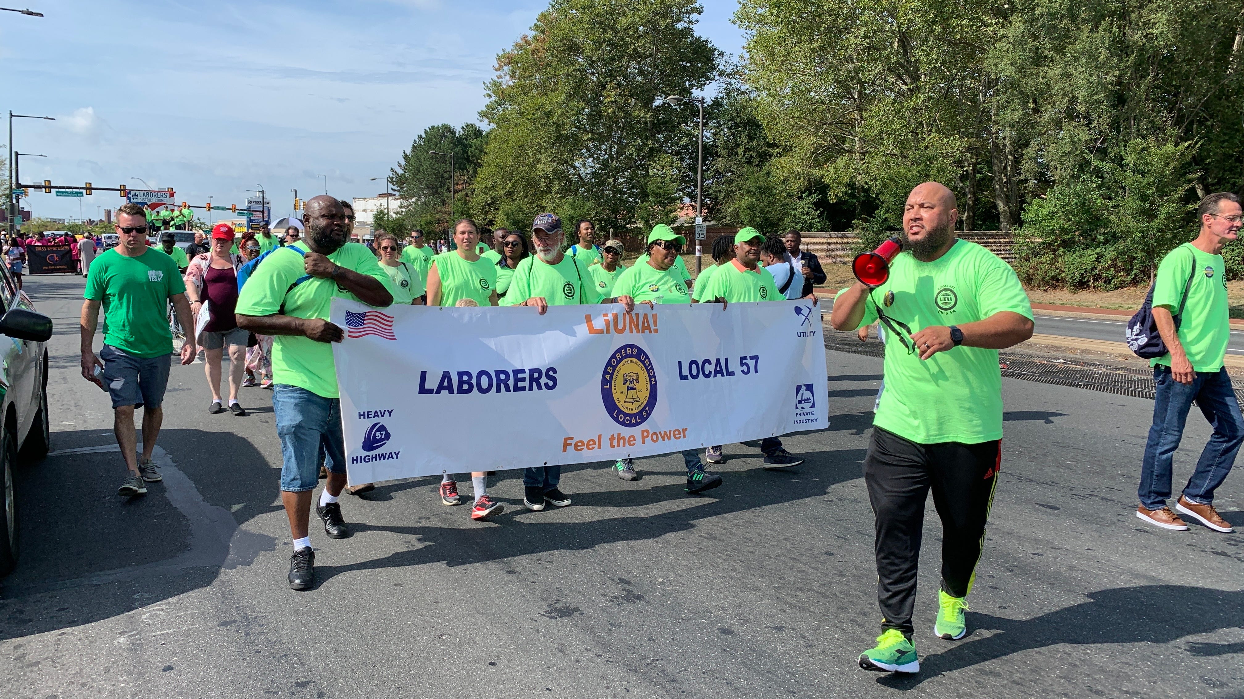 A show of union solidarity and influence at Philadelphia's annual Labor Day parade