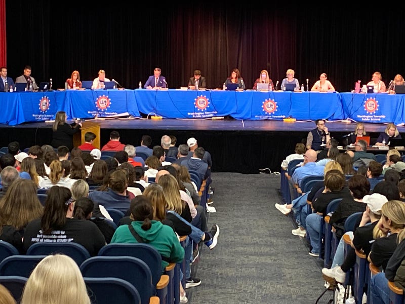 Washington Township Board of Education meeting on March 25, 2025.