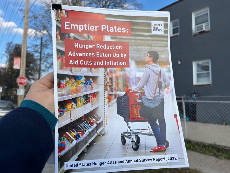 A study by Hunger Free America showing how Pennsylvania, New Jersey and the entire U.S. is experiencing greater food insecurity.