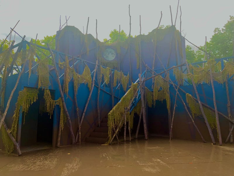 The stage for A Midsummer Night's Dream.