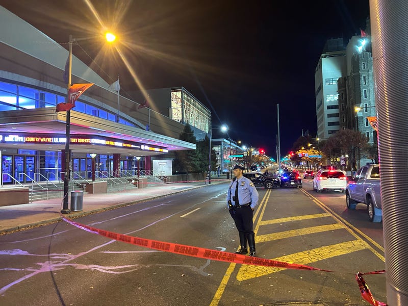 A 22-year-old woman was shot outside Temple's Liacouras Center Friday evening.