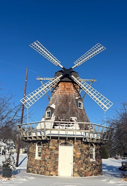 No, it's not Amsterdam. It's Baldwin, Wisconsin where you're greeted by a slice of the "old world".