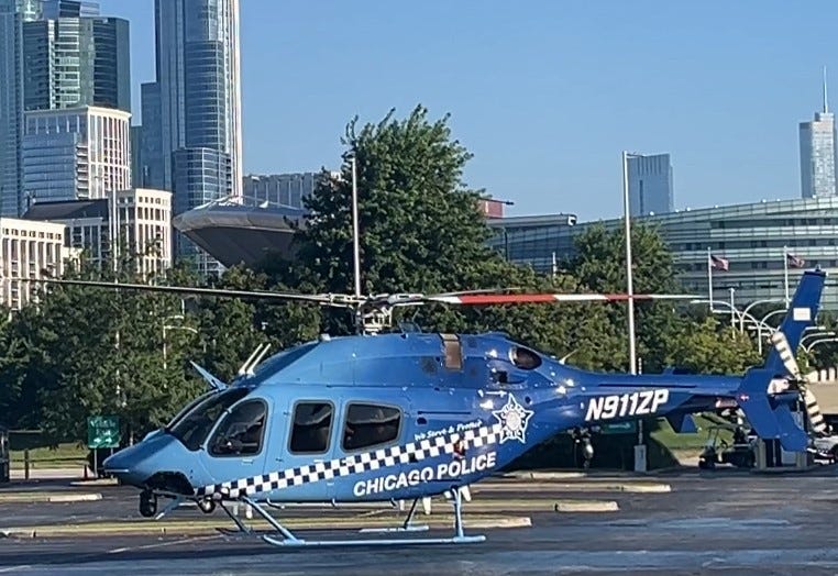 police helicopter