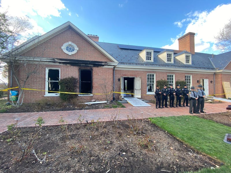 arson at governor's mansion