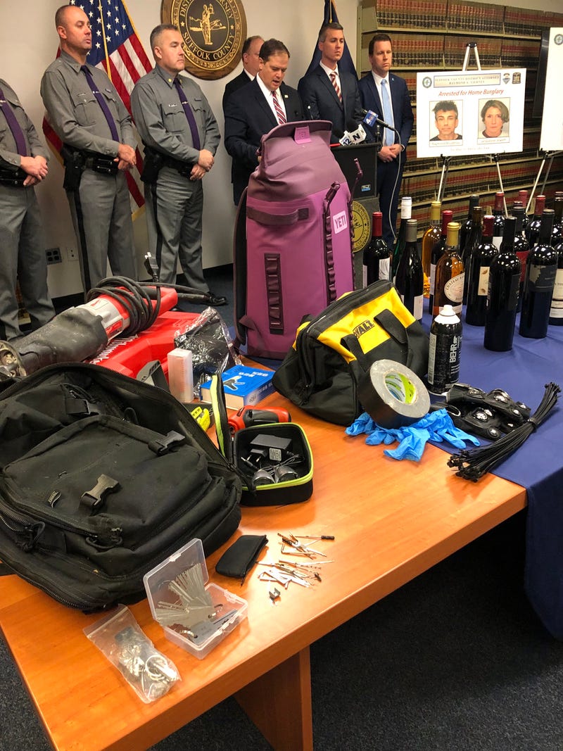 Items stolen from victim's homes