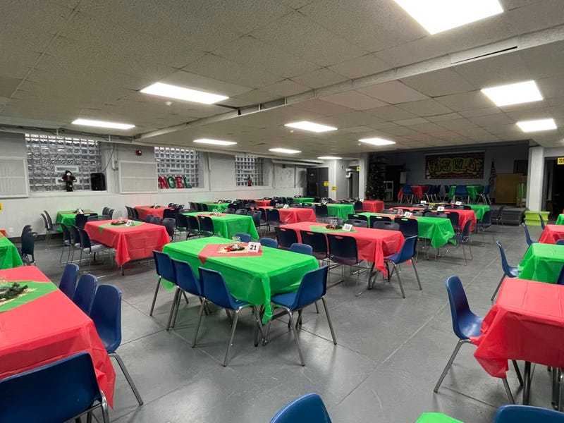 Lasagna dinner at Buffalo Dream Center