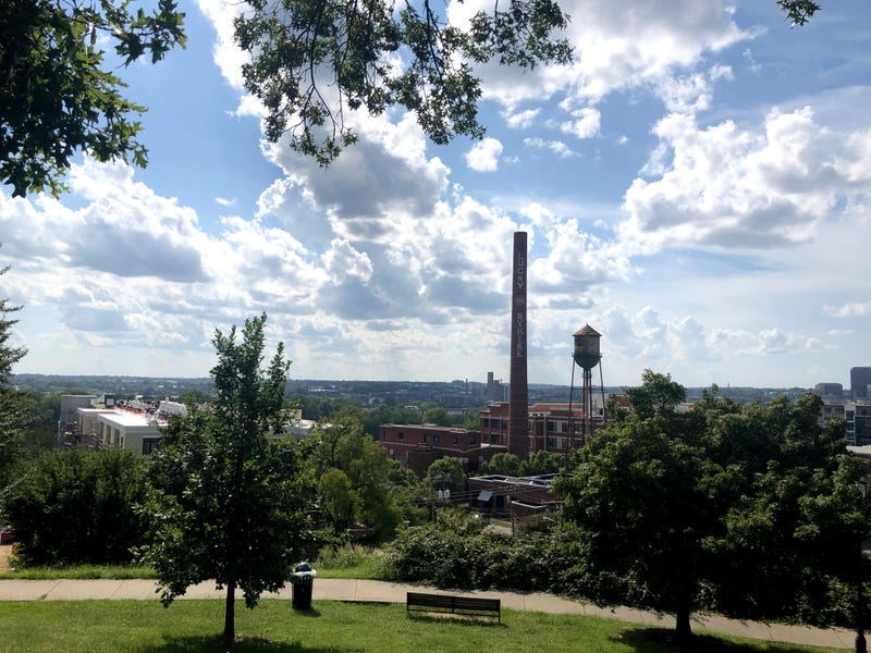 Downtown Richmond, as seen from the top of Libby Hill