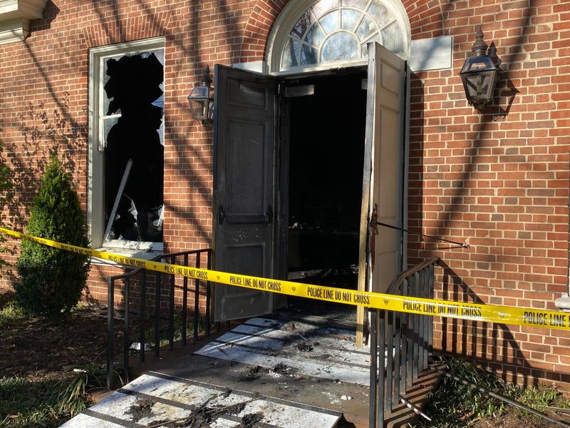 arson at governor's mansion