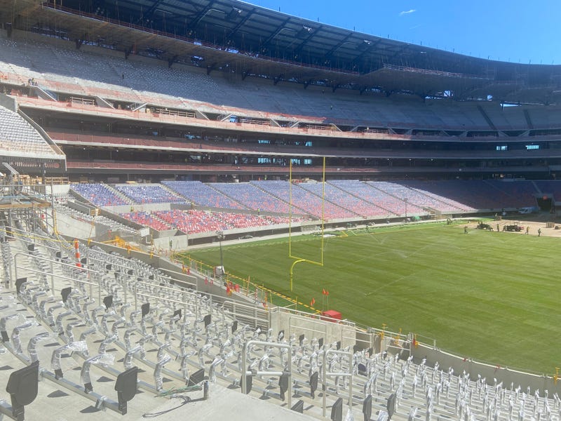 Highmark Stadium is beginning to take shape.