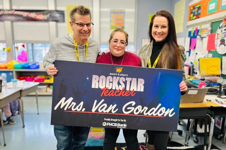 Rocky & Lissa and Mrs. Van Gorden