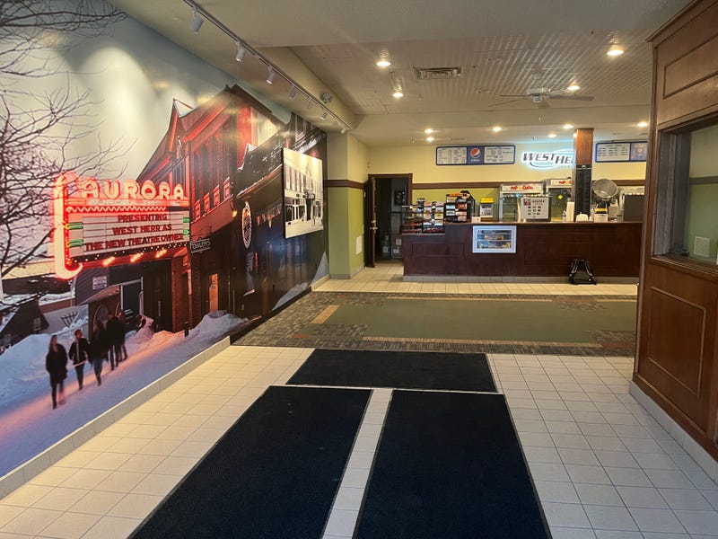 A new mural for the entrance of the Aurora Theatre. 09/26/2022