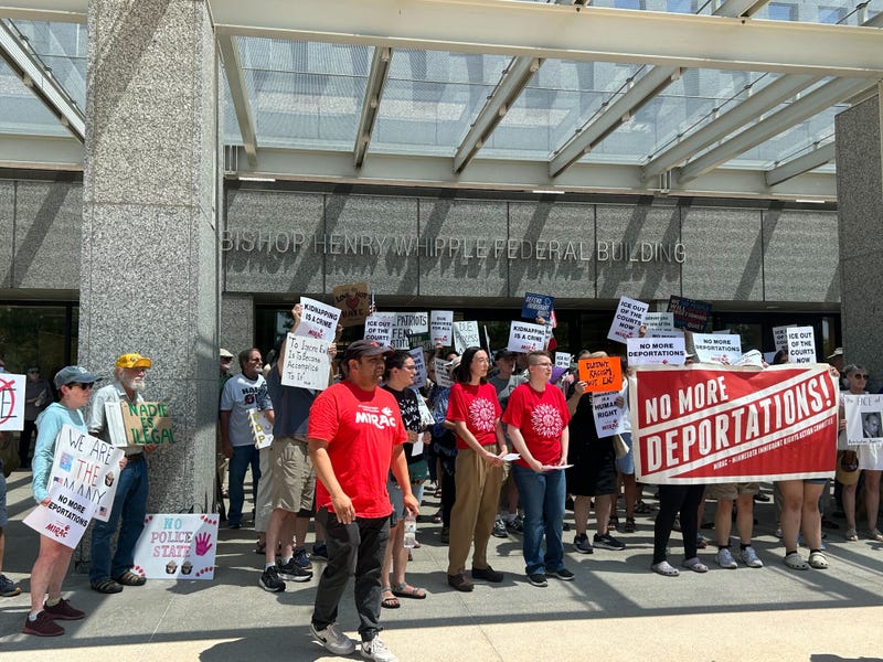 ICE Raid Protest 