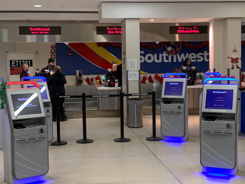 Southwest Airlines counter