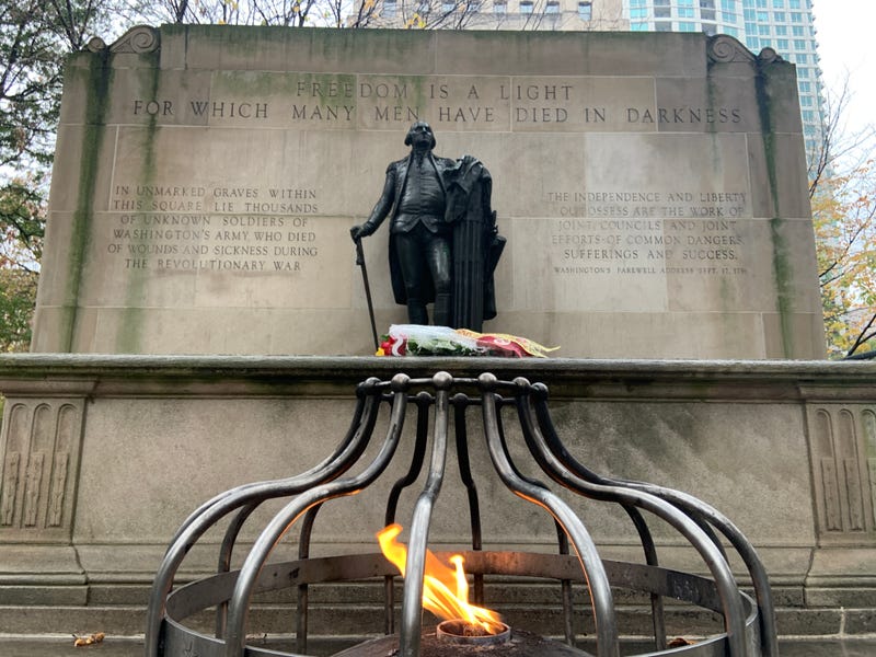 Tomb of the Unknown Revolutionary War Soldier.
