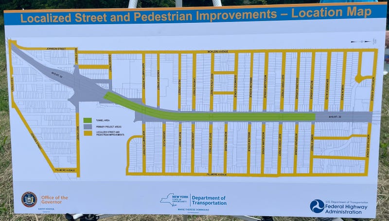 Kensington Expressway localized street and pedestrian improvements