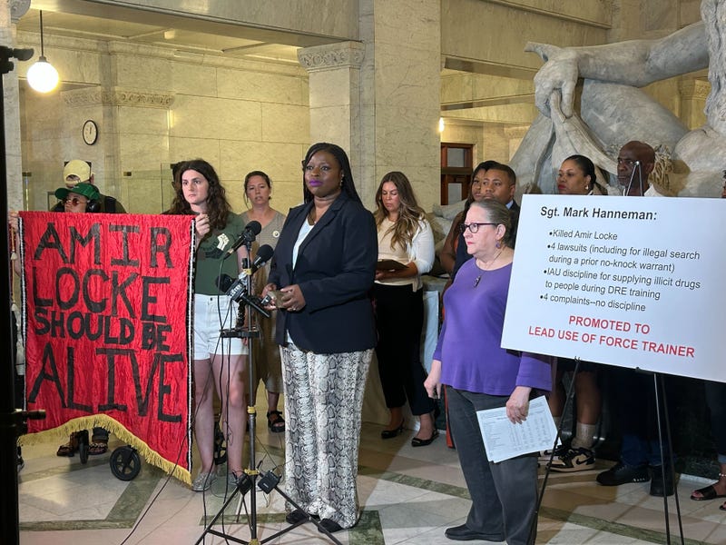 Community groups are challenging the Minneapolis Police Department over their choice to promote the officer who shot and killed Amir Locke.
