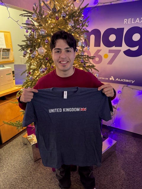 Intern Stefano Headed To London