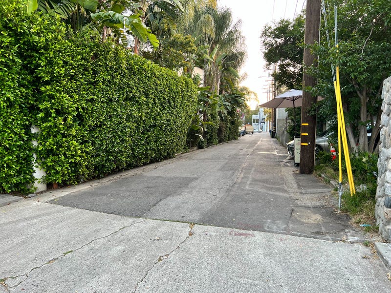 La Boheme - alley just off Santa Monica Blvd