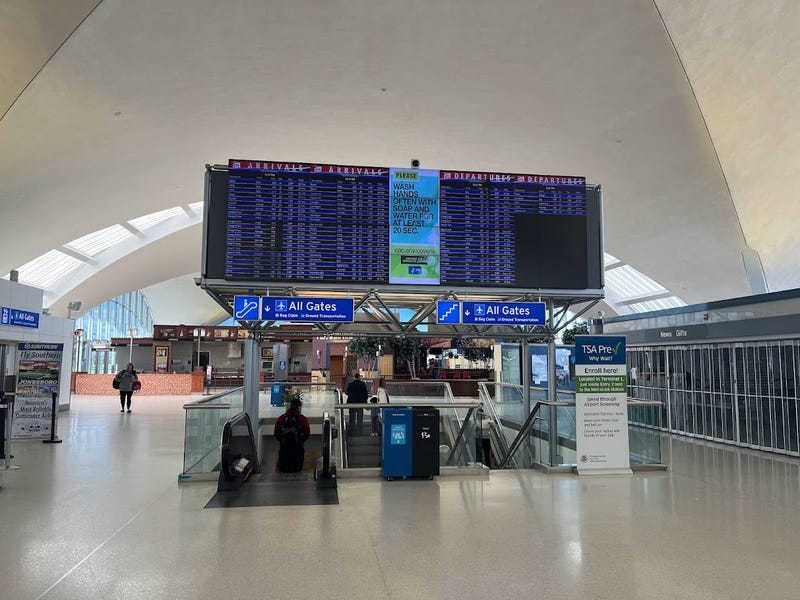 Lambert Airport terminal check in