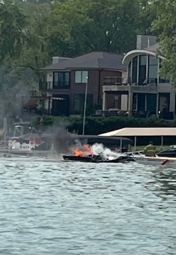Boat on Fire