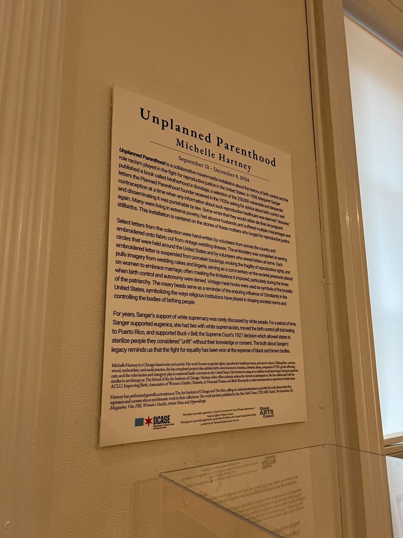 Text about history of Planned Parenthood founder.