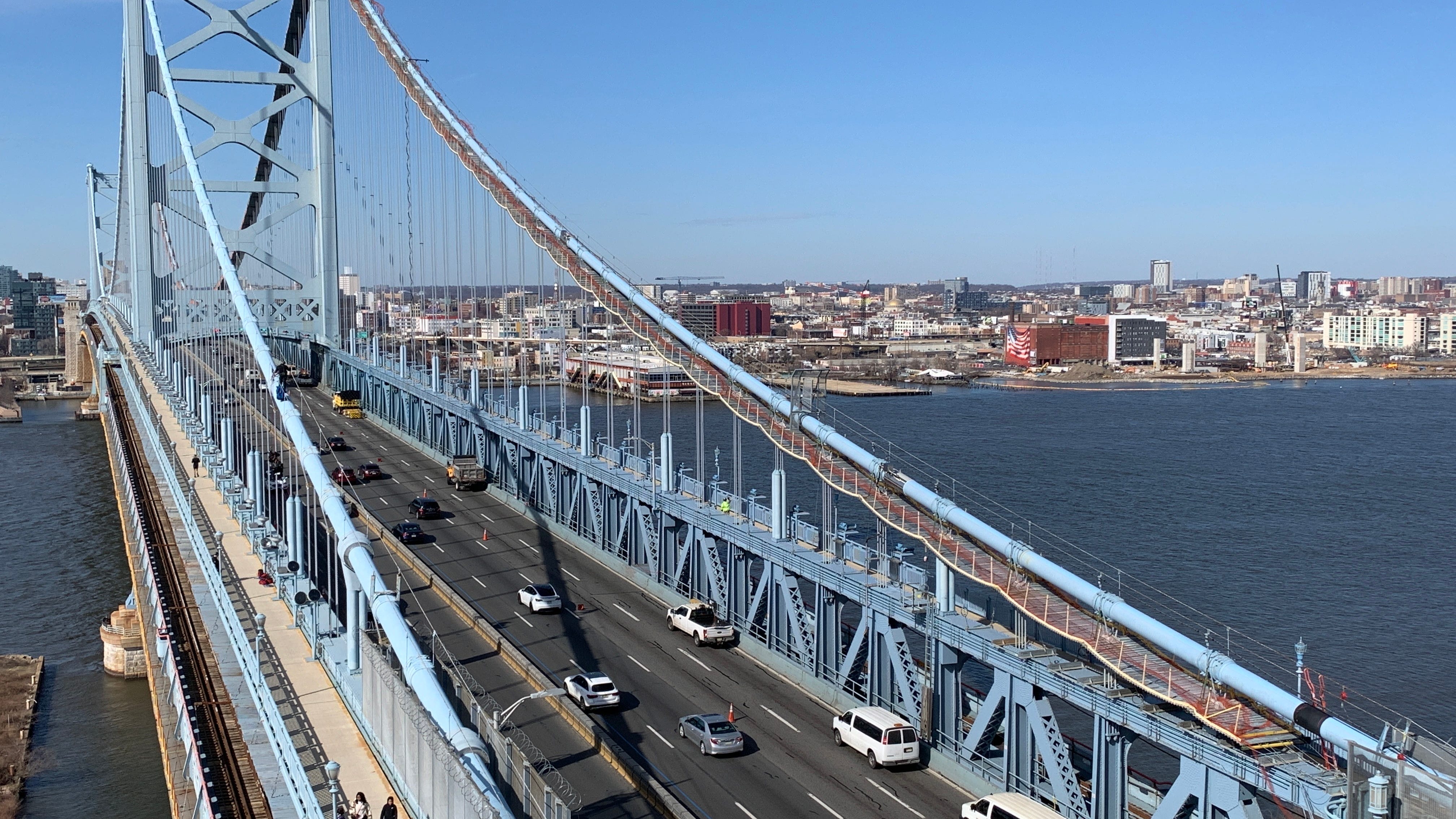 North pedestrian walkway on Ben Franklin Bridge set to reopen