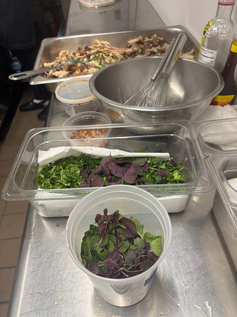 Those greens - grown right in Minnesota - feature prominently on Myriel's menu.