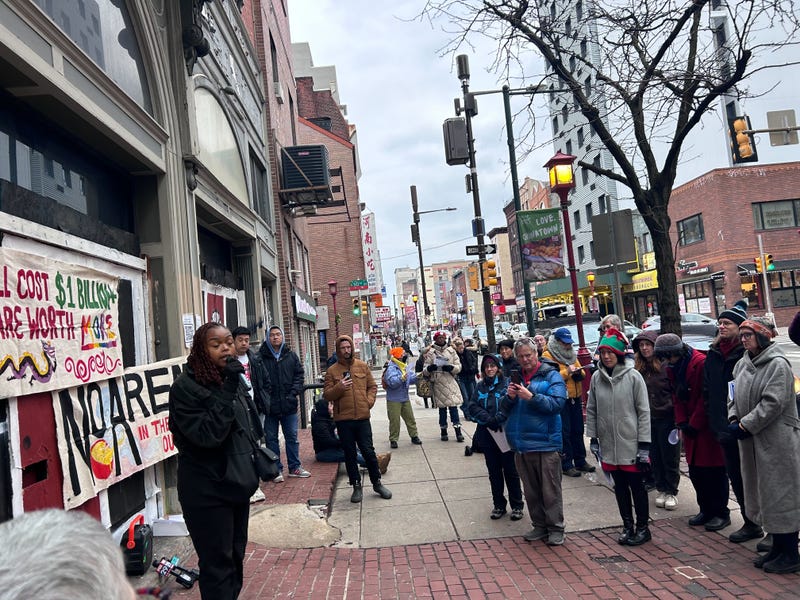Despite City Council approval, Chinatown group sings out against 76ers arena with spin on Christmas carols
