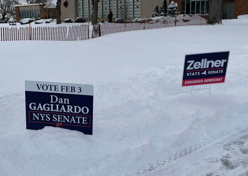 Dan Gagliardo and Jeremy Zellner signs