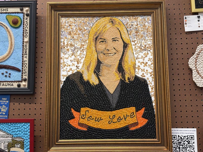 Hortman, the former state representative and house speaker who was gunned down in her home in June in an act of political violence, was recreated in Minnesota-grown seeds, stems and other plant parts.